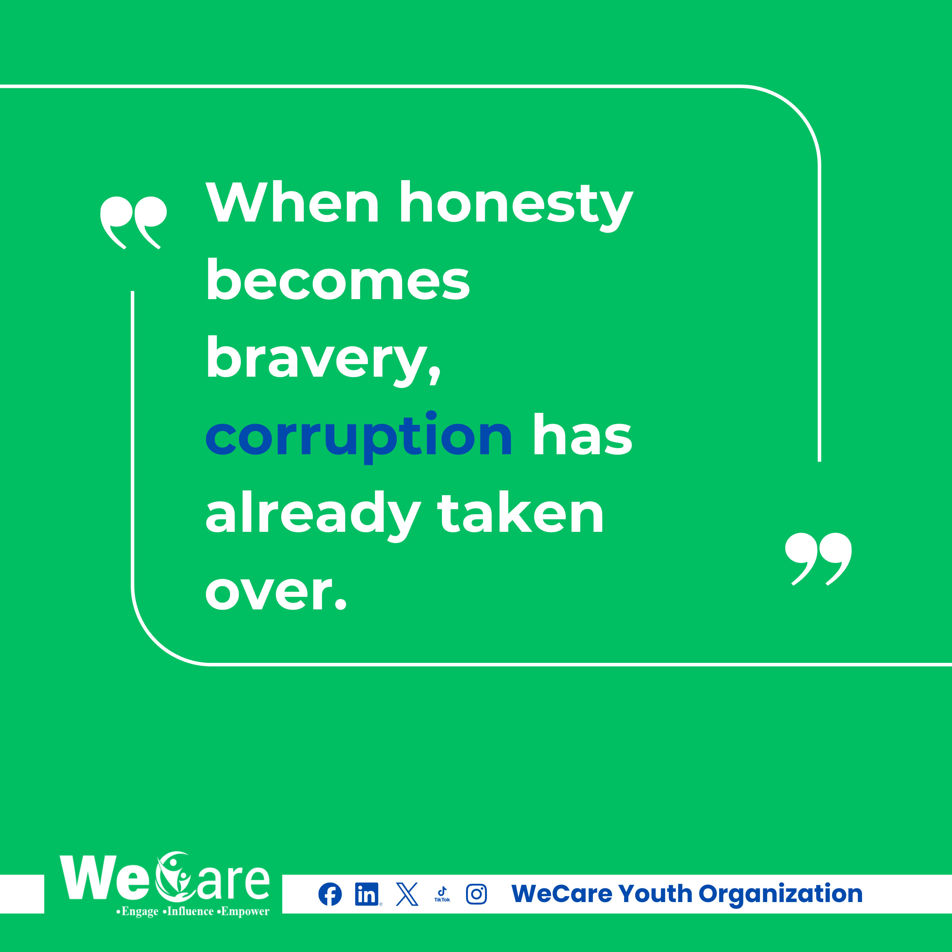 Anti-corruption Campaign poster 3